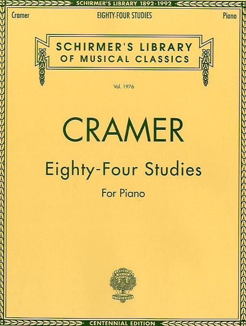 SCHIRMER JOHANN CRAMER 84 STUDIES- PIANO SOLO