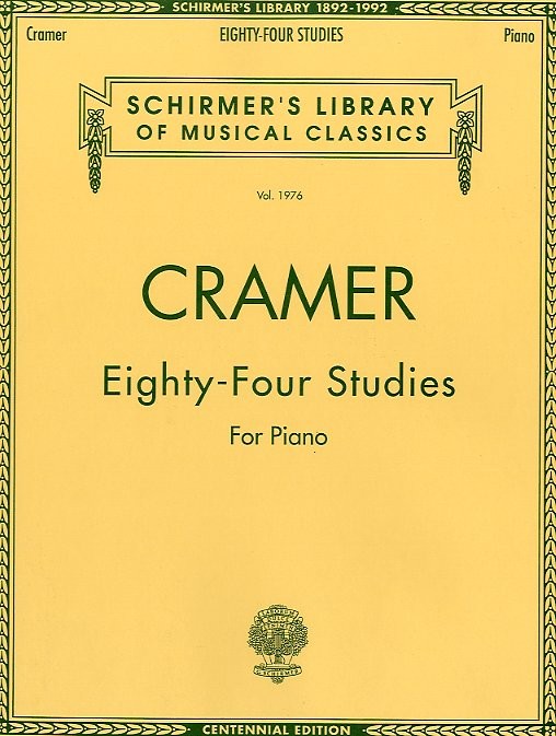 SCHIRMER JOHANN CRAMER 84 STUDIES- PIANO SOLO