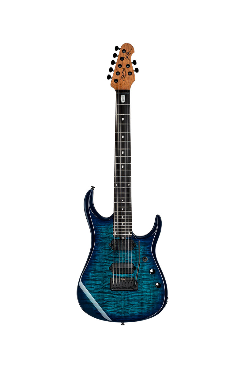 STERLING GUITARS Jp157 Dimarzio Quilted Maple Cerulean Paradise