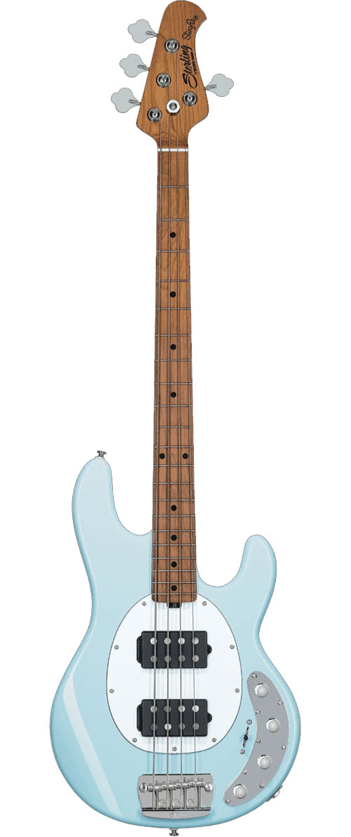 STERLING GUITARS Electric Bass Stingray 34 Hh Daphne Blue