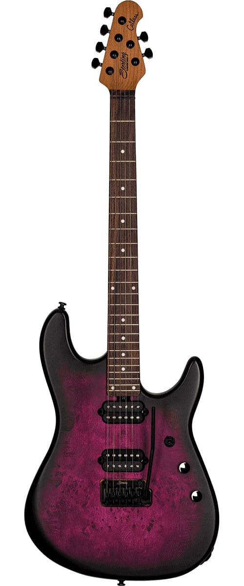 STERLING GUITARS SIGNATURE RICHARDSON COSMIC PURPLE BURST SATIN