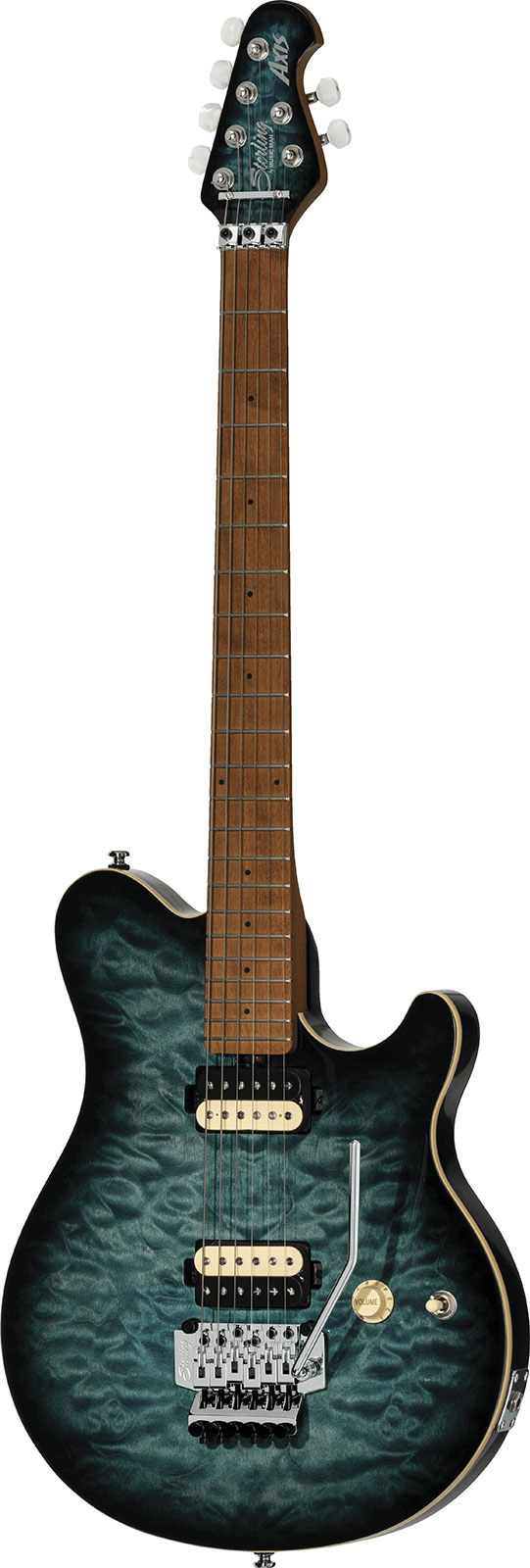 STERLING GUITARS Axis AX50QM Yucatan Blue - B Stock