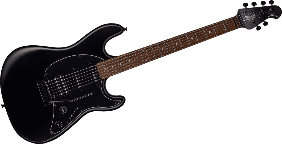 STERLING GUITARS CUTLASS HSS STEALTH BLACK