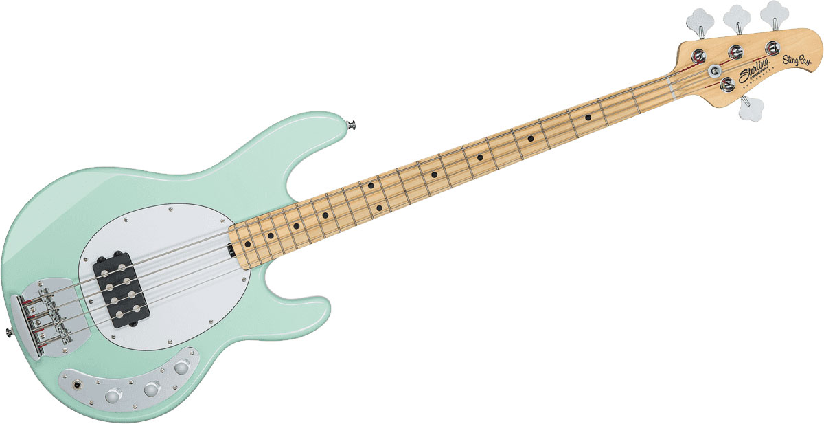 STERLING GUITARS Stingray In Mint Green