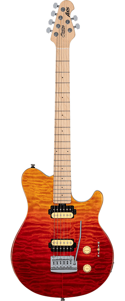 STERLING GUITARS Sterling Sub Ax3Qm Spectrum Red