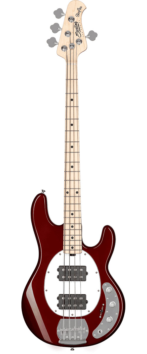 STERLING GUITARS Stingray HH Candy Apple Red
