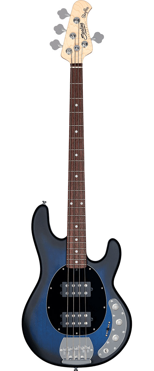 STERLING GUITARS Stingray Hh Pacifc Blue Burst Satin