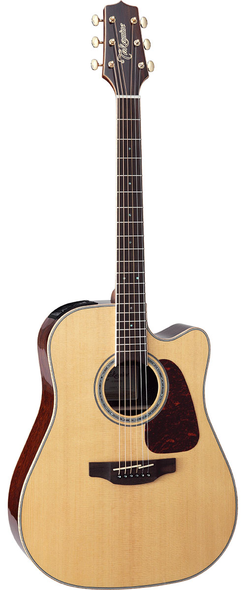 TAKAMINE GD90 Dreadnought Cutaway Electro RW Natural