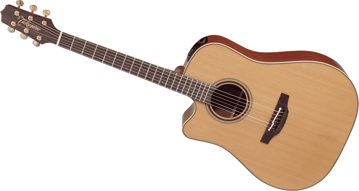 TAKAMINE JAPON P3DC-LH NATURAL SATIN GAUCHER