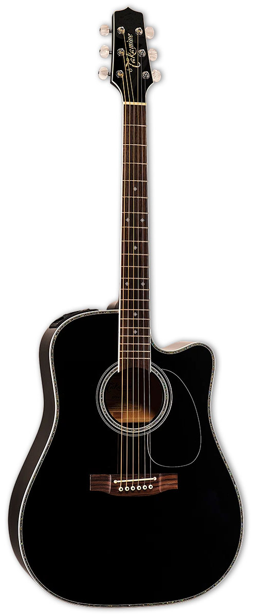 TAKAMINE EF341DX Dreadnought CW Black