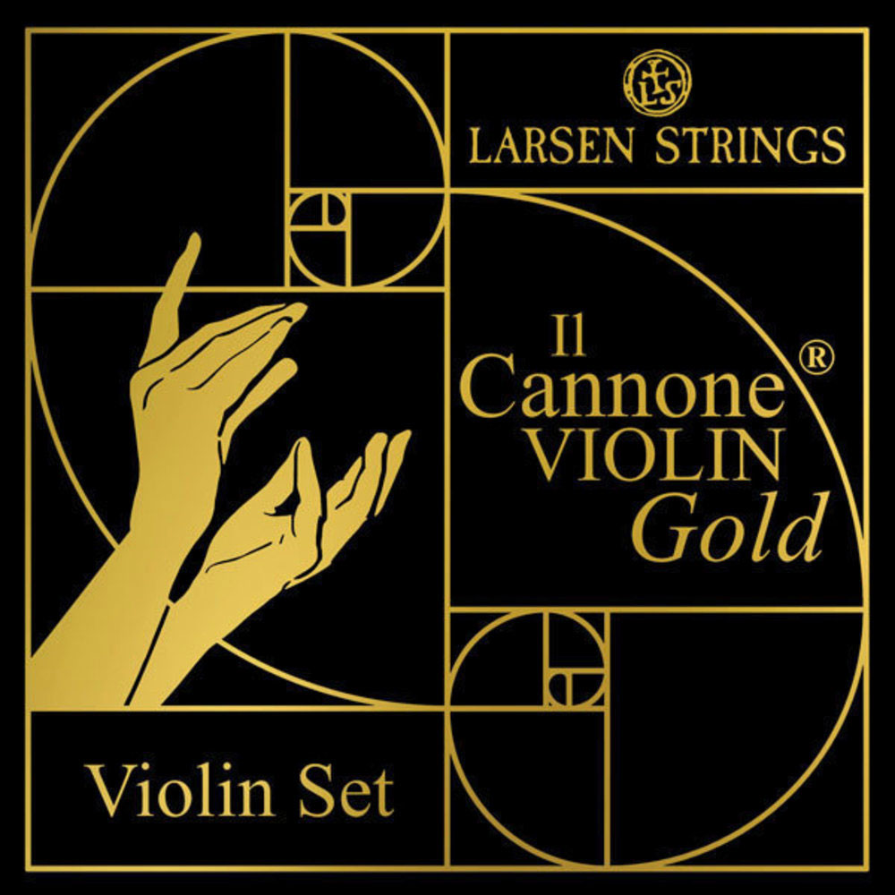 LARSEN STRINGS IL CANNONE GOLD 4/4 SET