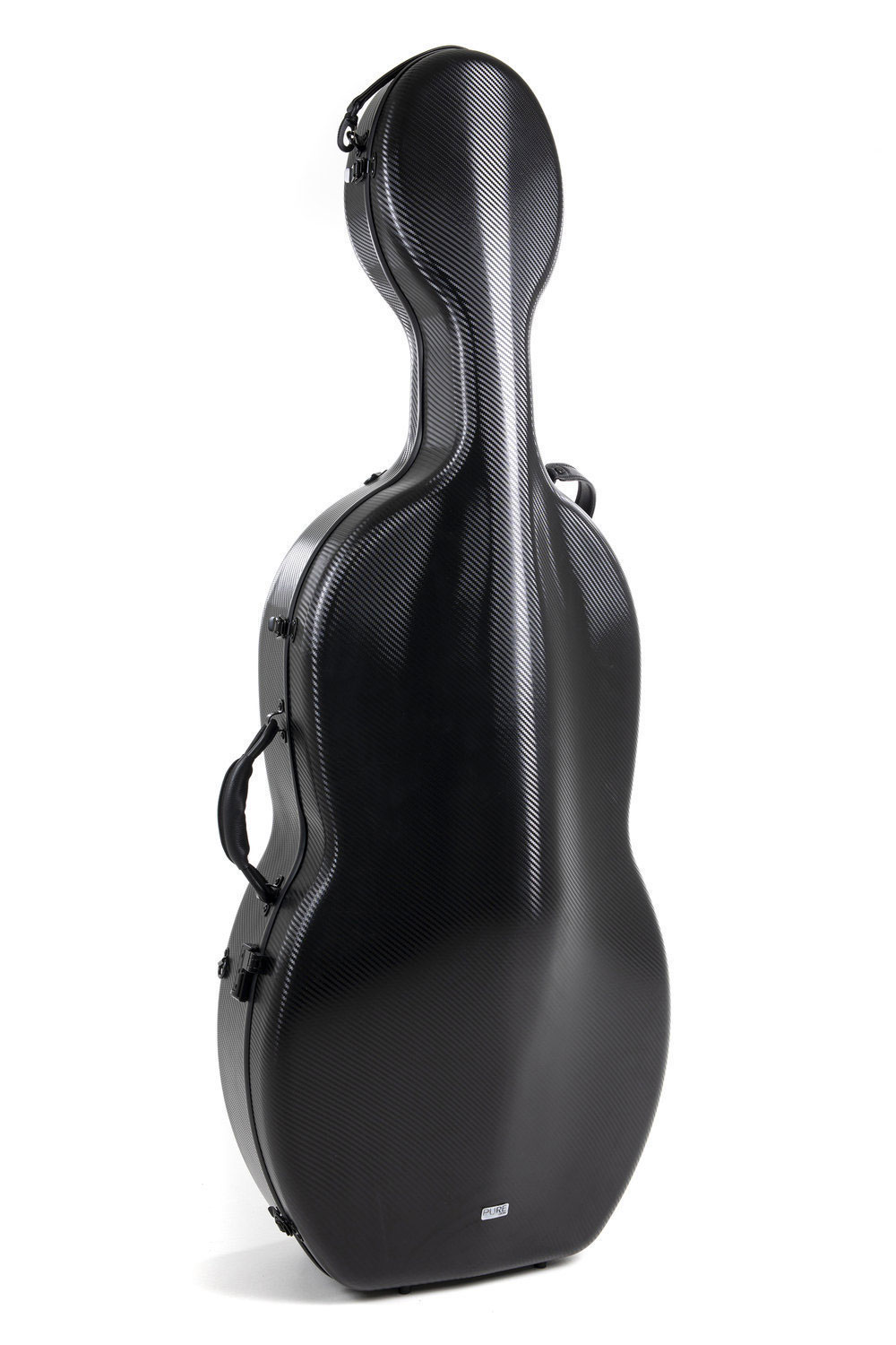 GEWA CELLO CASE POLYCARBONAT 4.6 4/4 BLACK ROLLY