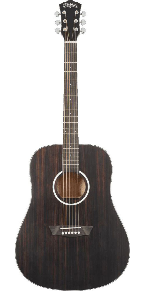 WASHBURN Deep Forest Dreadnought Ebony Matte