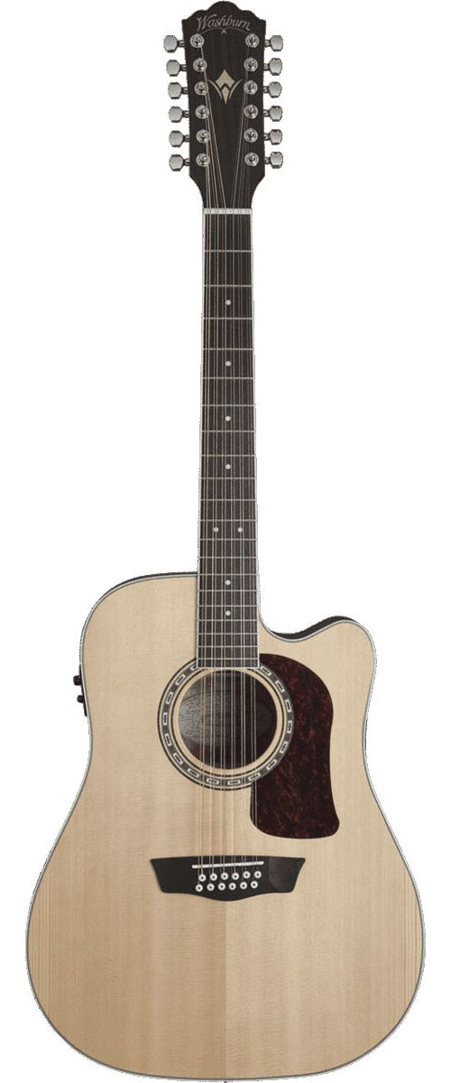 WASHBURN Heritage D10sce 12 Cordes Natural