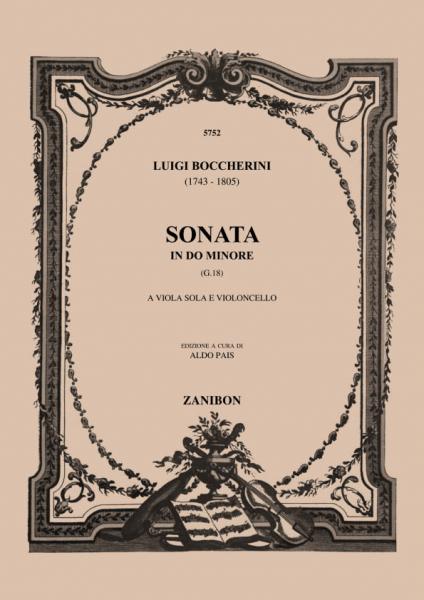 RICORDI BOCCHERINI L. - SONATA DO M. - ALTO ET VIOLONCELLE