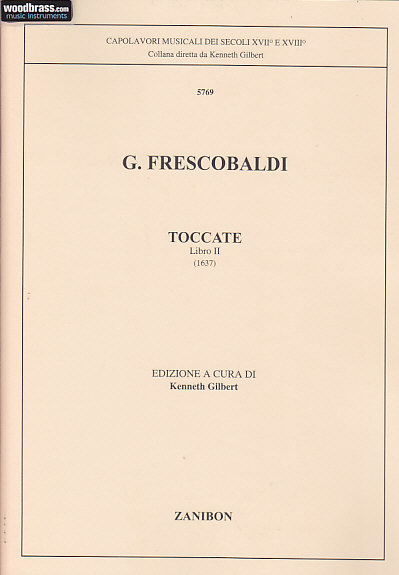 ZANIBON FRESCOBALDI G. - TOCCATE VOL. 2 (GILBERT) - CLAVECIN