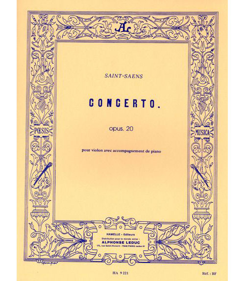 LEDUC SAINT-SAENS CAMILLE - CONCERTO OP.20
