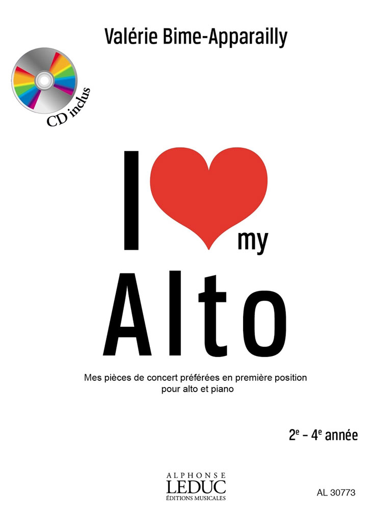 LEDUC BIME-APPARAILLY VALERIE - I LOVE MY ALTO