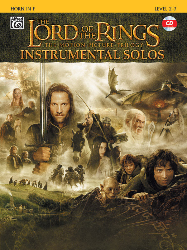 ALFRED PUBLISHING SHORE HOWARD - LORD OF THE RINGS + AUDIO TRACKS - FRENCH HORN AND PIANO