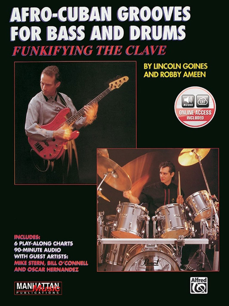 ALFRED PUBLISHING Goines / Ameen - AFRO-cuban Grooves For Bass And Drums + Audio En Ligne