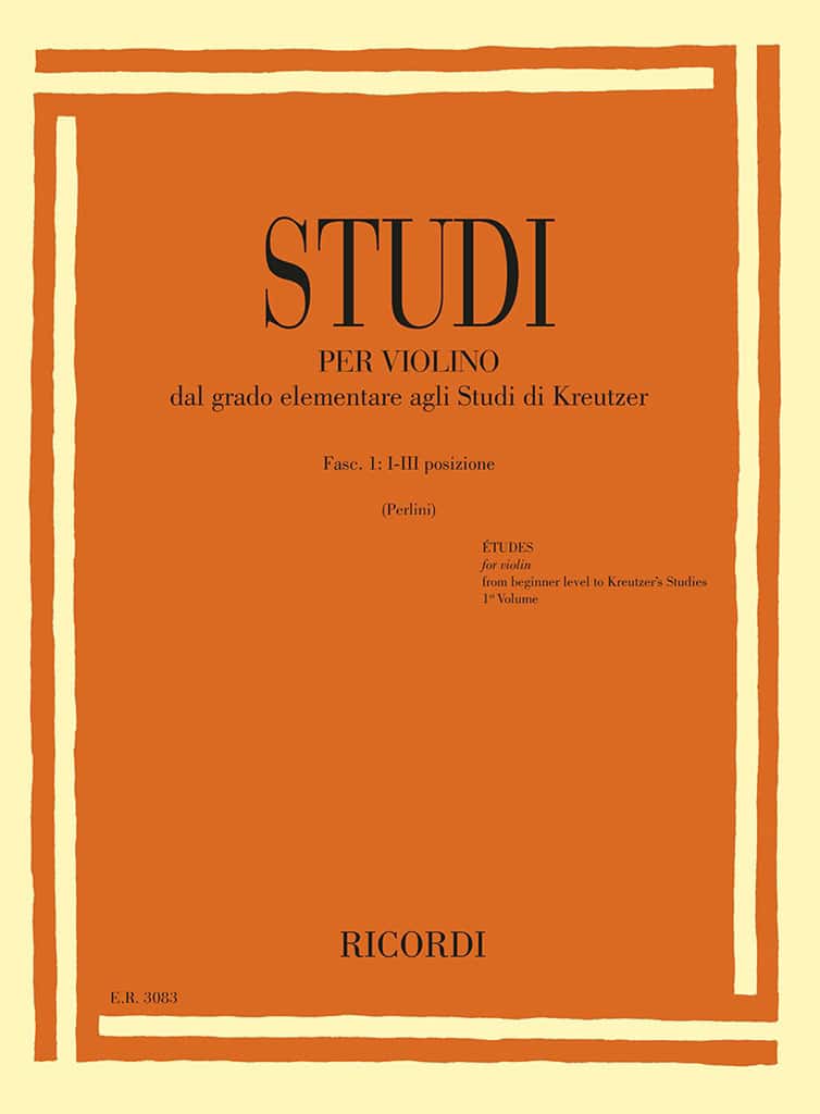 RICORDI STUDI PER VIOLINO - FASC. I: I-III POSIZIONE