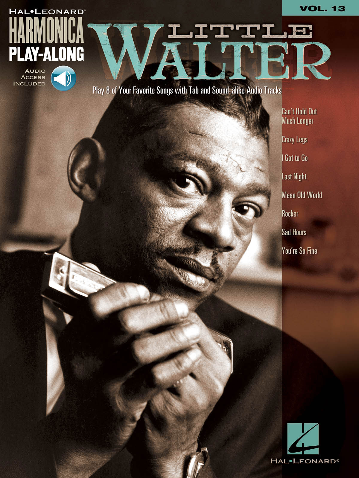 HAL LEONARD Little Walter - Harmonica Play Along Vol.13 + Audio En Ligne
