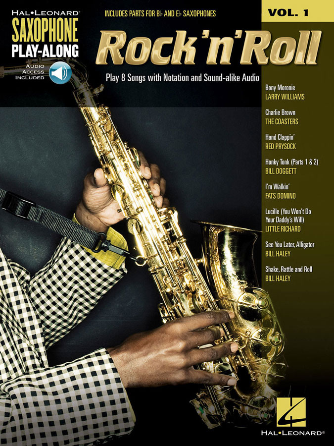 HAL LEONARD HAL LEONARD SAXOPHONE PLAY ALONG VOL.1 - ROCK 'N' ROLL + AUDIO TRACKS