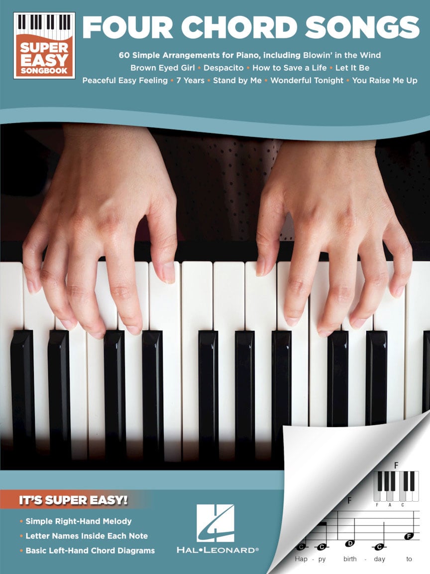 HAL LEONARD FOUR CHORD SONGS - SUPER EASY SONGBOOK