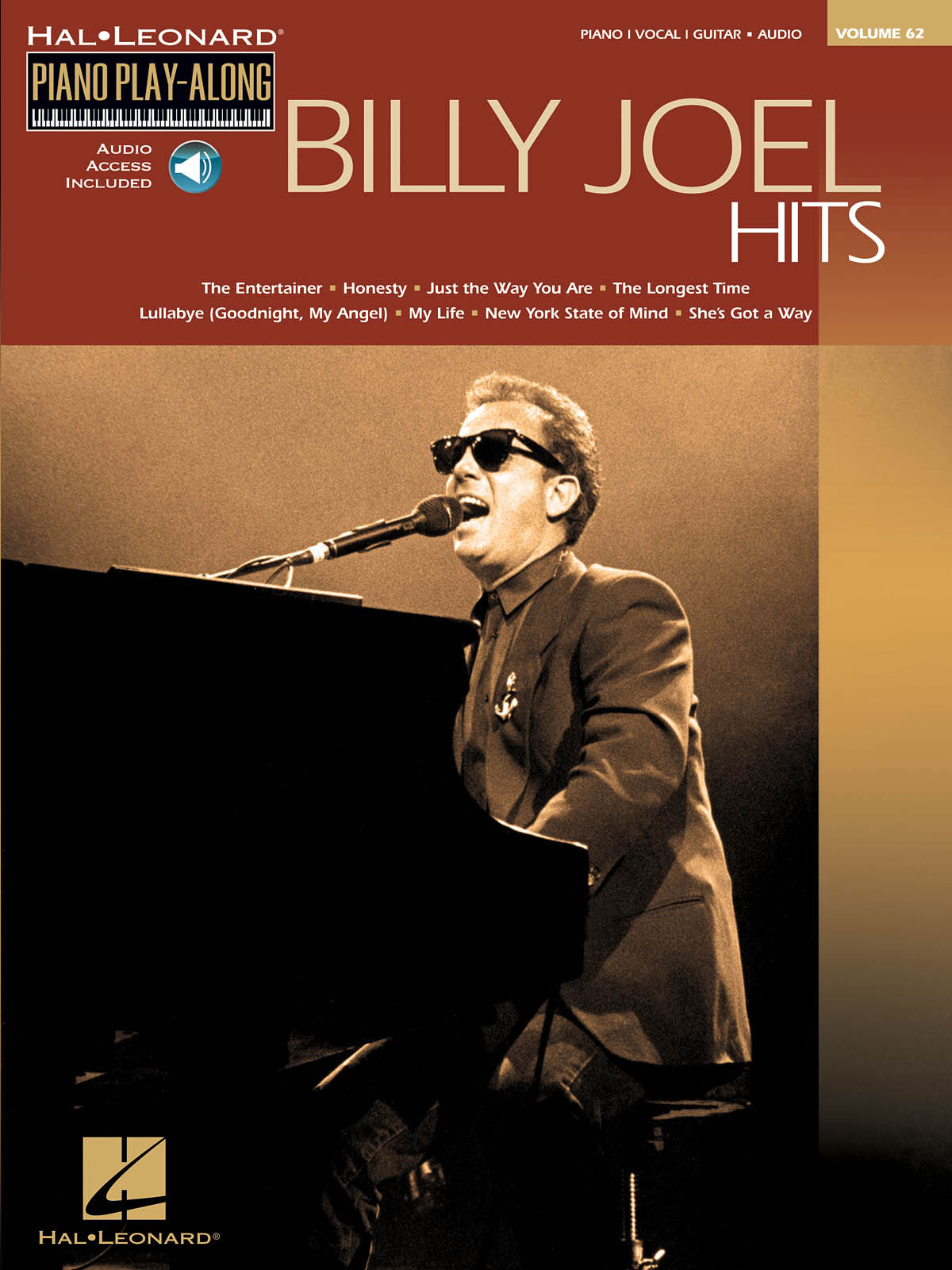HAL LEONARD PIANO PLAY ALONG VOLUME 62 - BILLY JOEL HITS + AUDIO EN LIGNE - PVG
