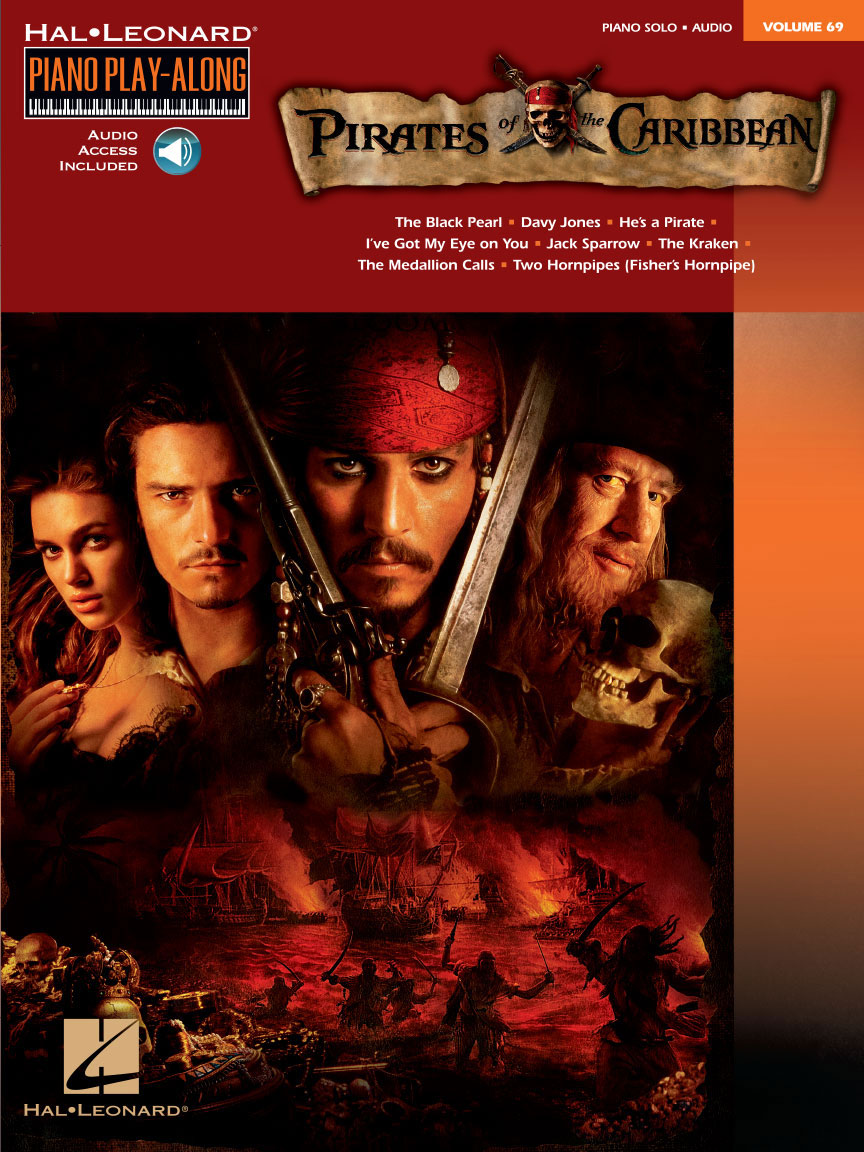 HAL LEONARD ZIMMER HANS & BADELT KLAUS - PIANO PLAY ALONG VOL.69 - PIRATES OF THE CARIBBEAN + AUDIO TRACKS