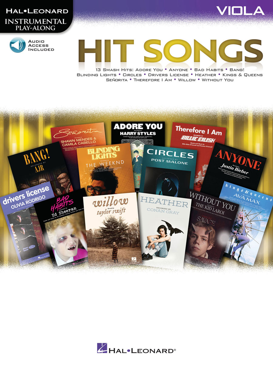 HAL LEONARD HIT SONGS - VIOLA