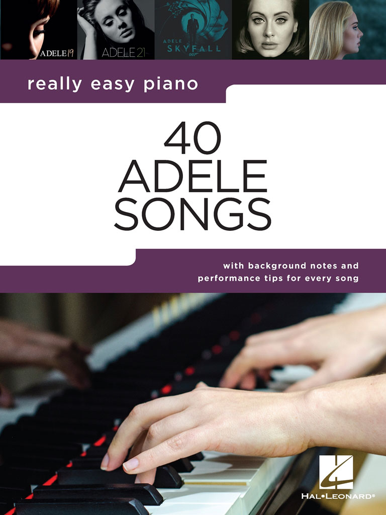 HAL LEONARD REALLY EASY PIANO: 40 ADELE SONGS 