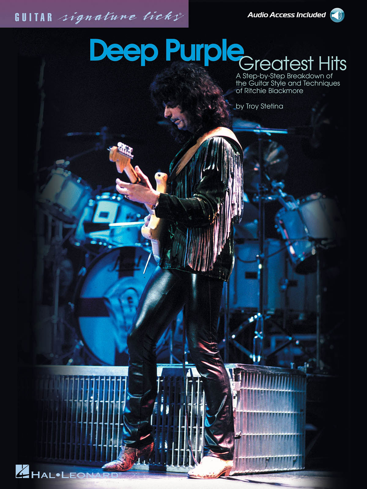 HAL LEONARD DEEP PURPLE - GREATEST HITS - SIGNATURE LICKS + AUDIO EN LIGNE - GUITAR TAB