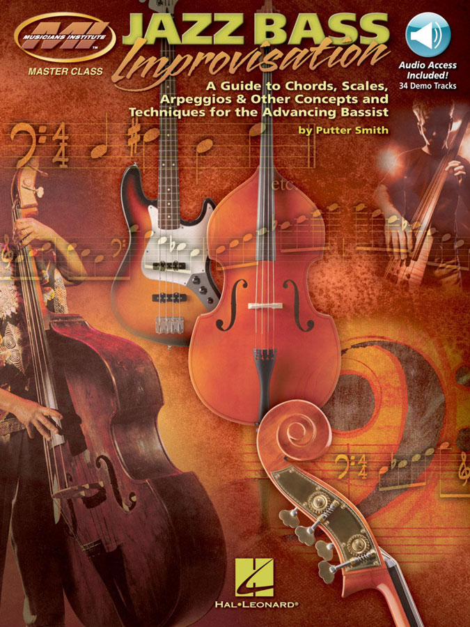 HAL LEONARD MI JAZZ BASS IMPROVISATION BASS GUITAR B+ AUDIO TRACKS - BASS GUITAR