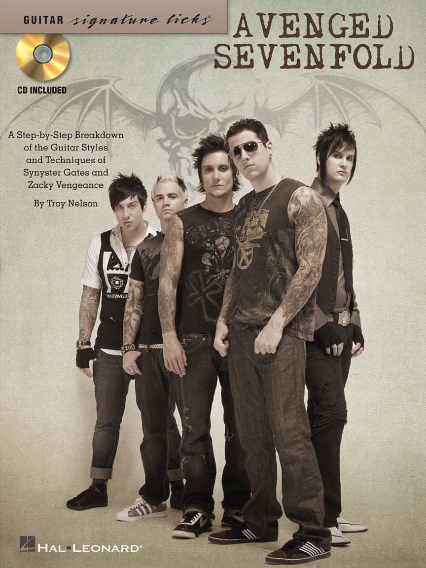 HAL LEONARD AVENGED SEVENFOLD SIGNATURE LICKS GUITAR TAB + AUDIO EN LIGNE - GUITAR