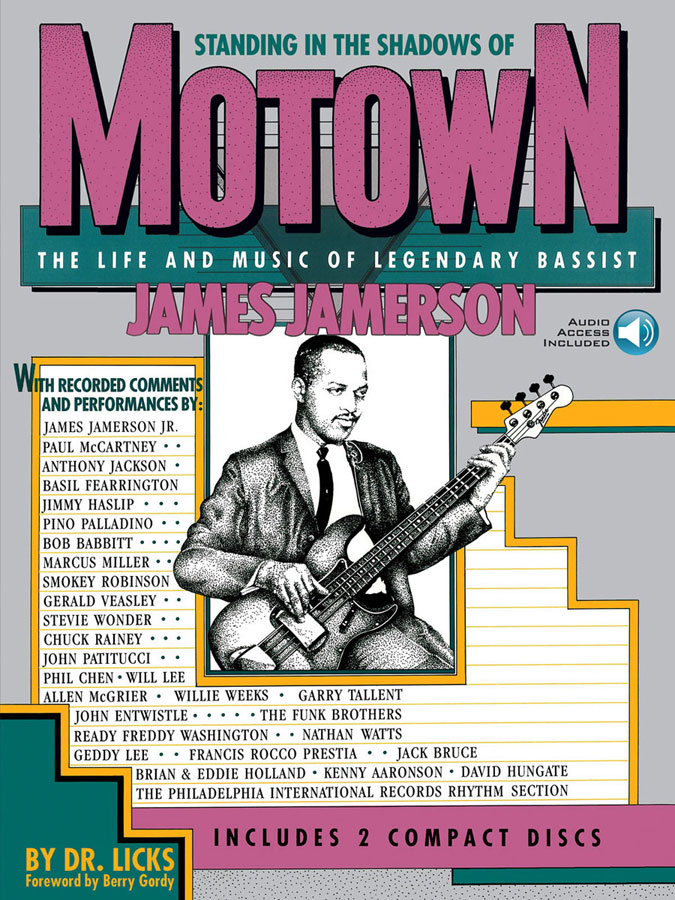 HAL LEONARD JAMERSON JAMES - STANDING IN THE SHADOWS OF MOTOWN - BASSE+AUDIO EN LIGNE