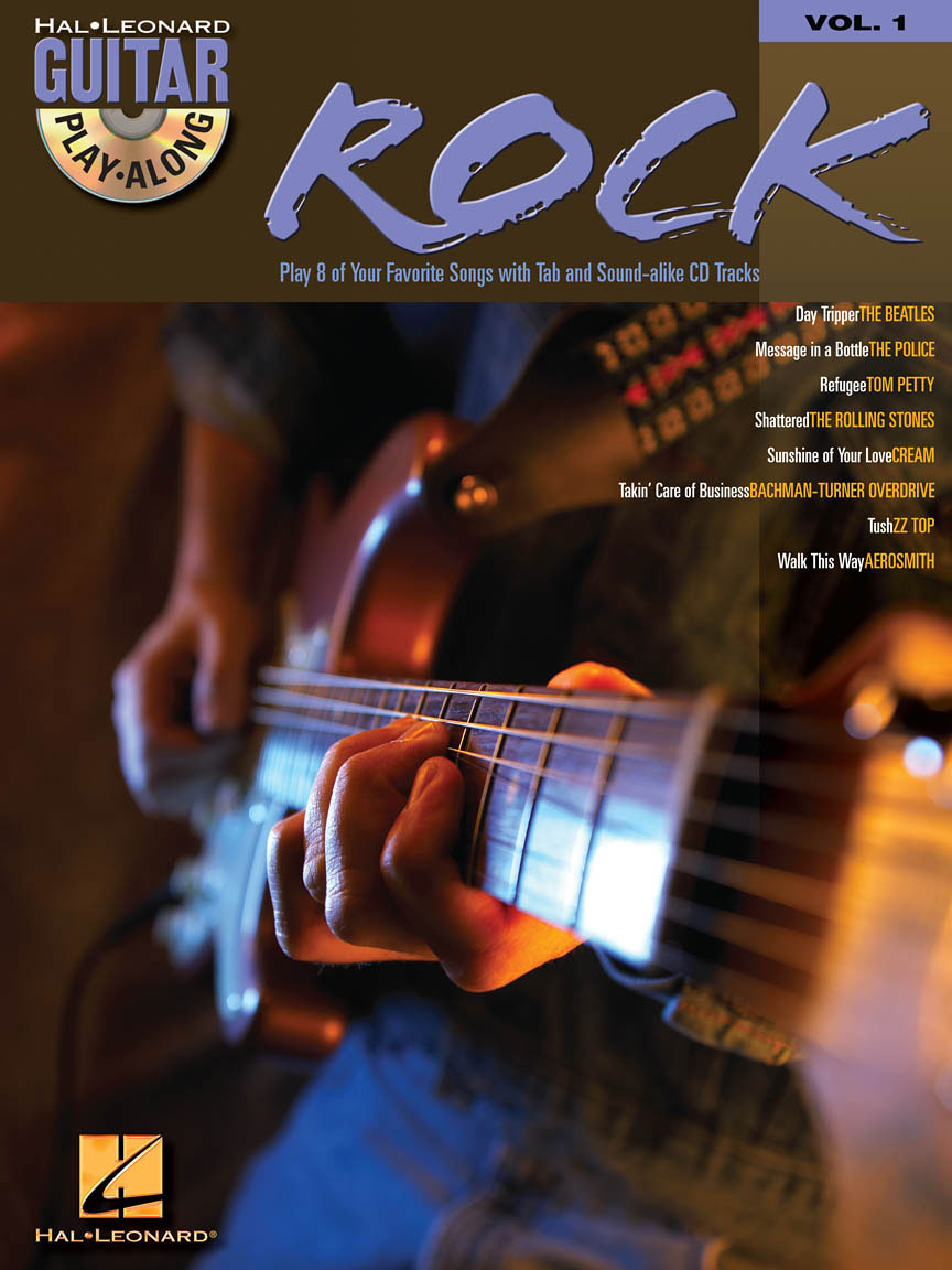 HAL LEONARD Guitar Play Along Vol.01 - Rock + Audio En Ligne - Guitar Tab