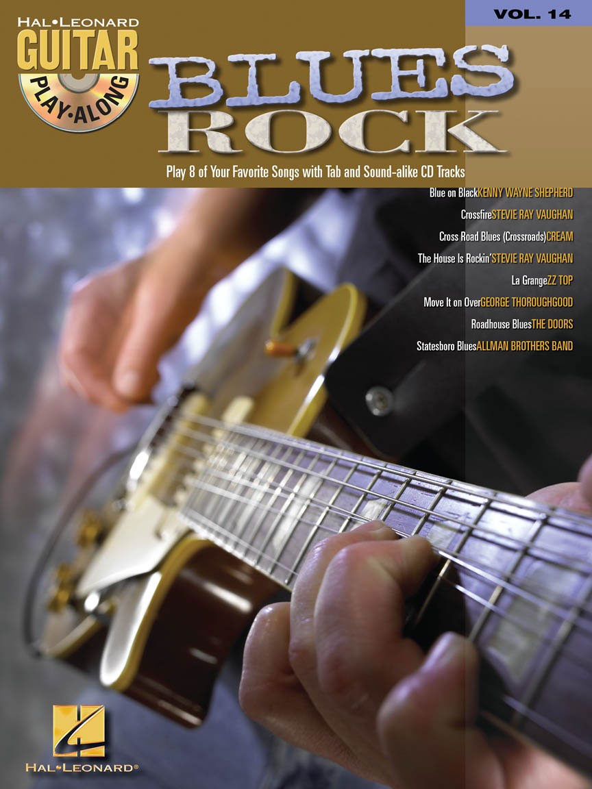 HAL LEONARD GUITAR PLAY ALONG VOL.14 - BLUES/ROCK + AUDIO EN LIGNE - GUITARE TAB