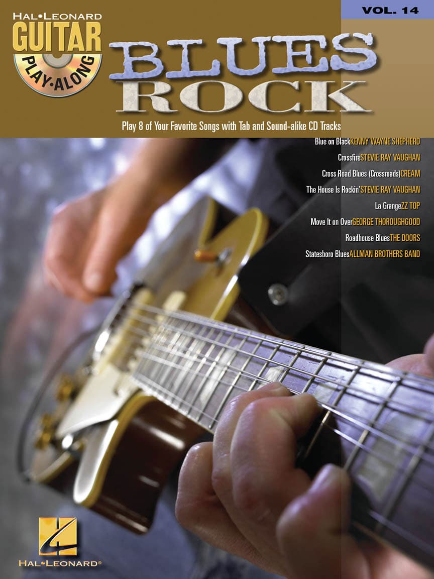 HAL LEONARD GUITAR PLAY ALONG VOL.14 - BLUES/ROCK + AUDIO EN LIGNE - GUITARE TAB