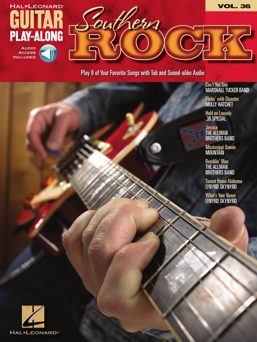 HAL LEONARD GUITAR PLAY ALONG VOL.36 - SOUTHERN ROCK + AUDIO TRACKS - GUITAR TAB