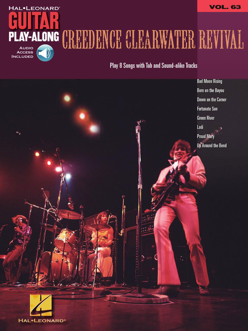 HAL LEONARD Creedence Clearwater Revival - Guitar Play Along Vol.63 + Audio En Ligne - Guitar Tab
