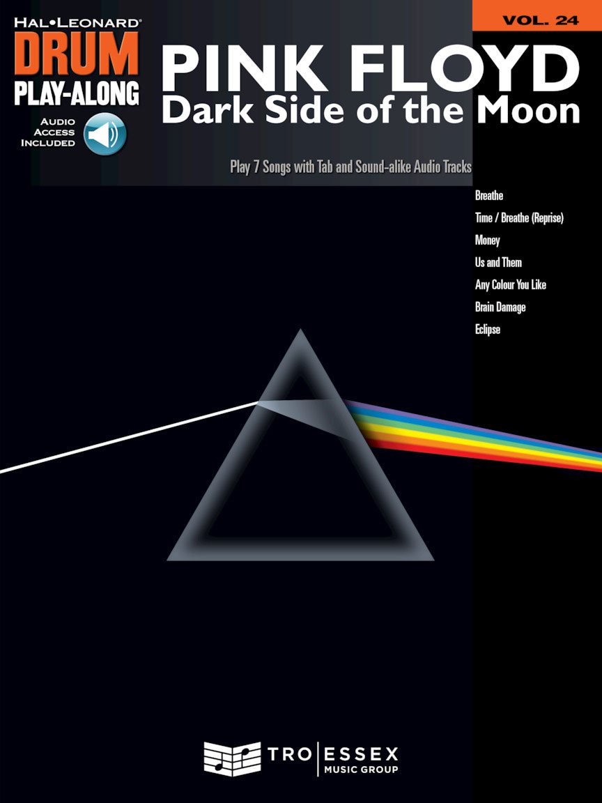 HAL LEONARD DRUM PLAY ALONG VOL.24 - PINK FLOYD - THE DARK SIDE OF THE MOON + AUDIO TRACKS 