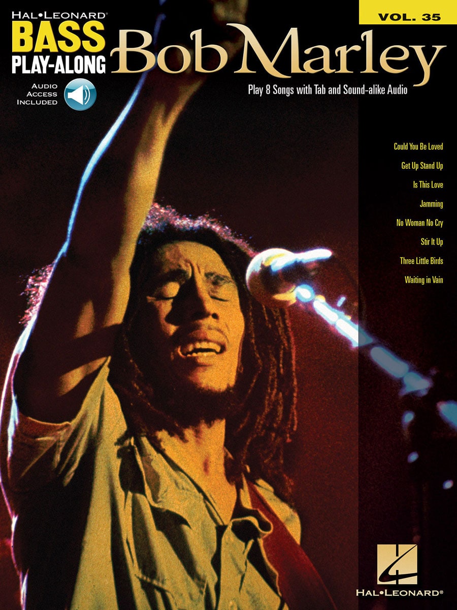 HAL LEONARD MARLEY BOB - BASS PLAY ALONG VOL.35 + AUDIO EN LIGNE - BASS TAB 