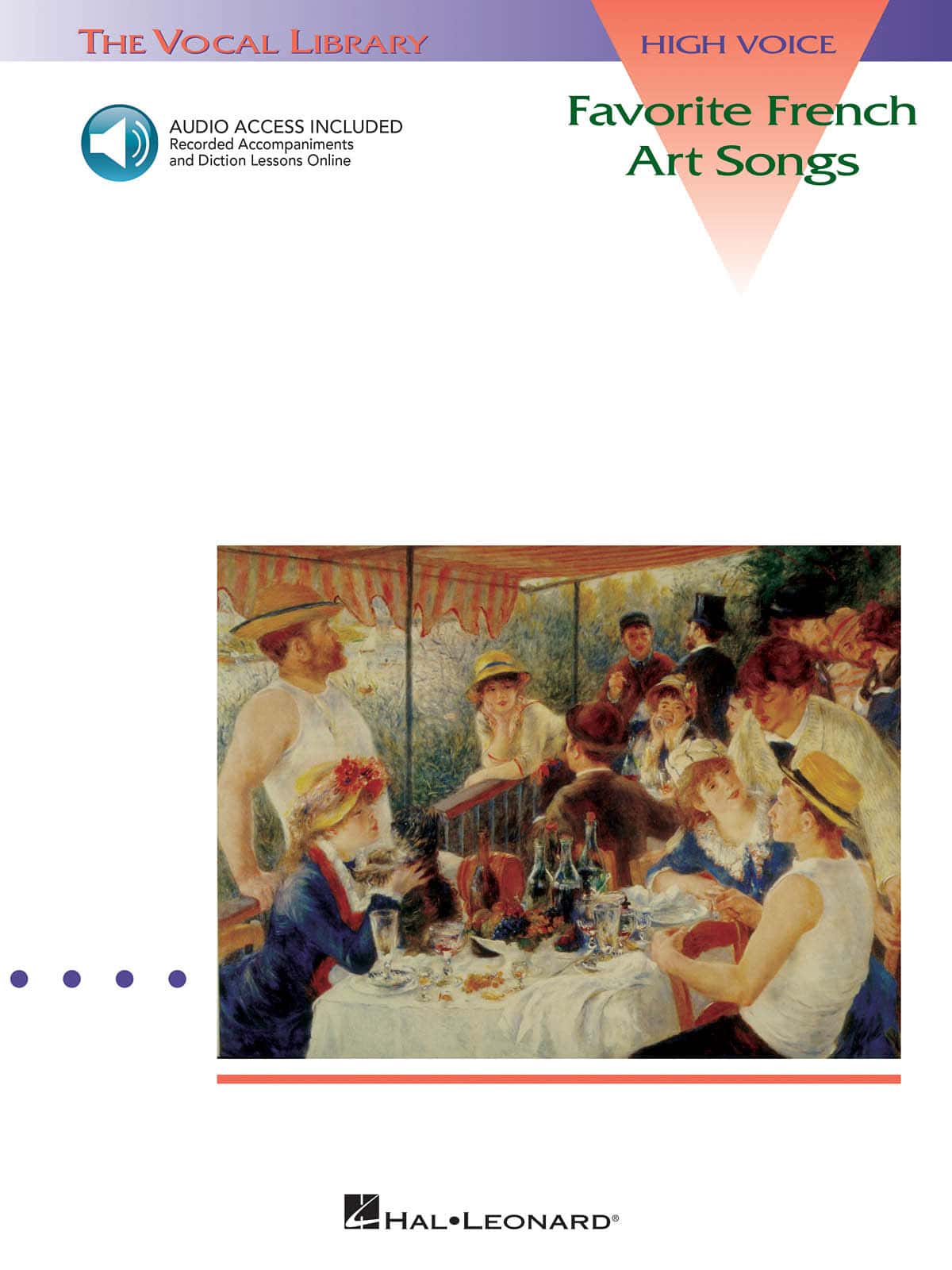 HAL LEONARD FAVORITE FRENCH ART SONGS + AUDIO EN LIGNE - HIGH VOICE