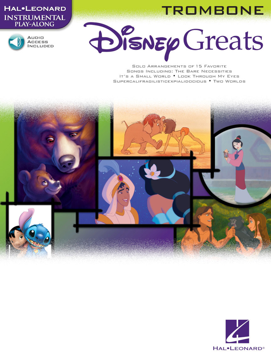 HAL LEONARD Disney Greats + Audio En Ligne - Trombone