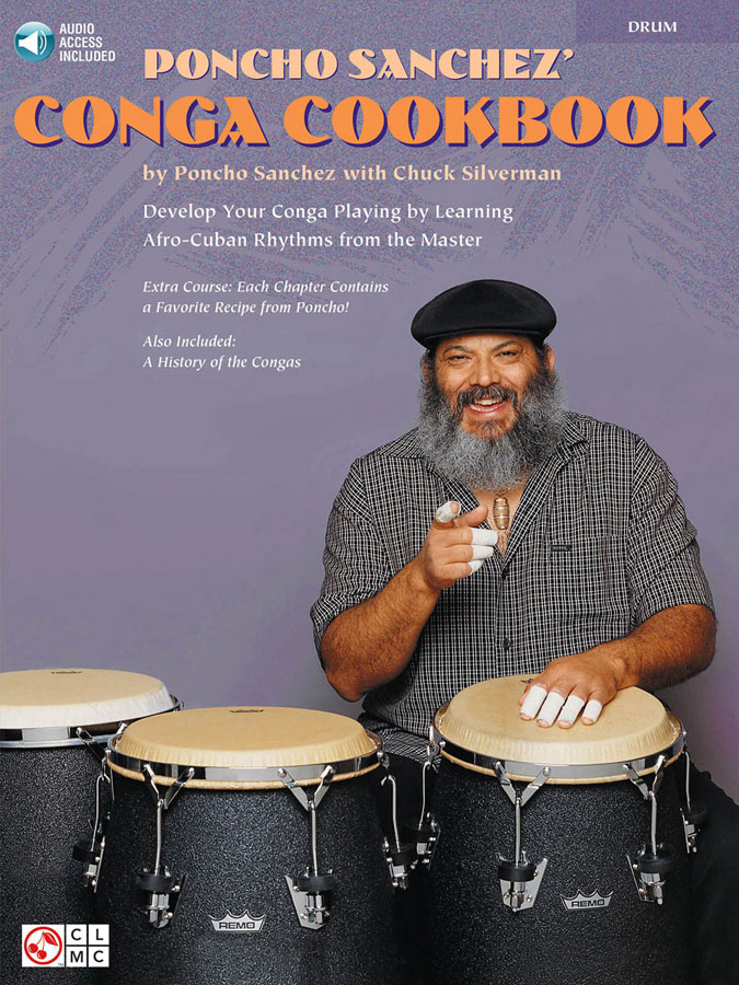 HAL LEONARD PONCHO SANCHEZ' CONGO COOKBOOK CONGOS + AUDIO EN LIGNE - CONGAS