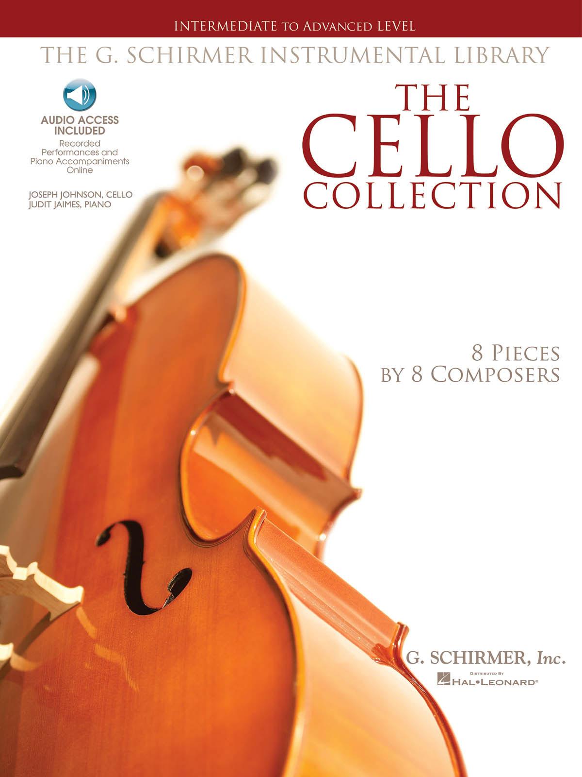 SCHIRMER CELLO COLLECTION + AUDIO EN LIGNE, INTERMEDIATE TO ADVANCED LEVEL - VIOLONCELLE, PIANO