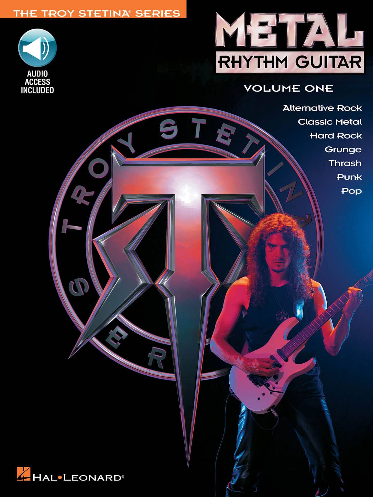 HAL LEONARD STETINA TROY - METAL RHYTHM + AUDIO EN LIGNE - GUITAR TAB VOL.1