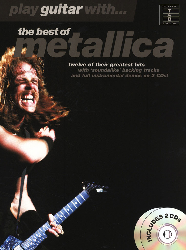 WISE PUBLICATIONS METALLICA - PLAY GUITAR WITH - BEST OF + 2 AUDIO TRACKS - GUITAR TAB