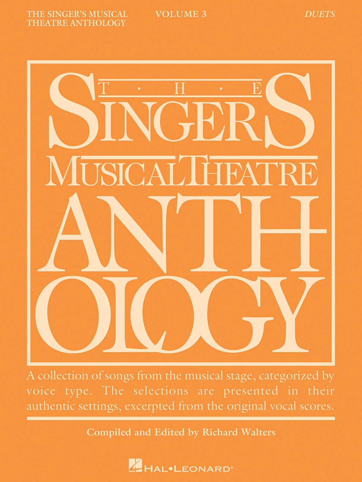 HAL LEONARD SINGER'S MUSICAL THEATRE ANTHOLOGY: DUETS VOLUME 3 - CHANT